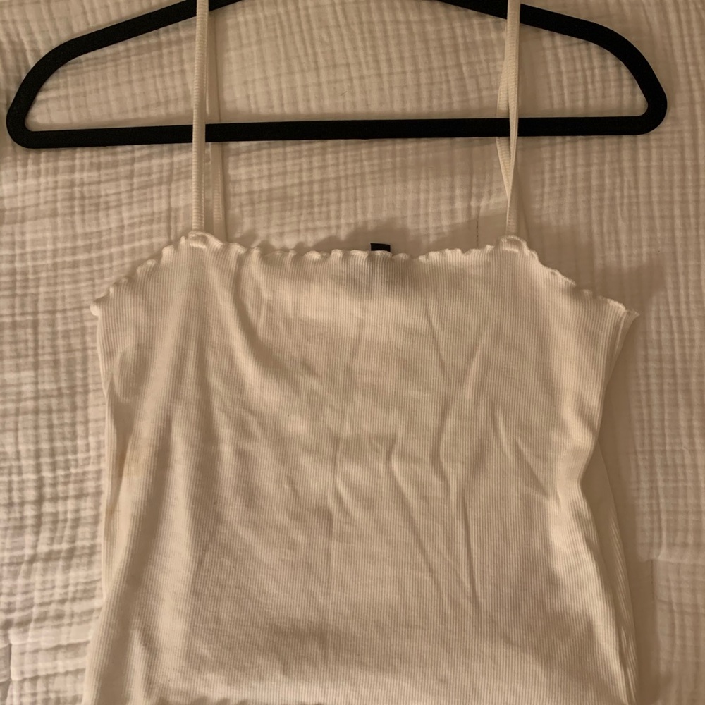 Topshop white tank